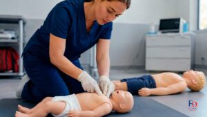 rianimazione cardiopolmonare pediatrica con RCP e DAE