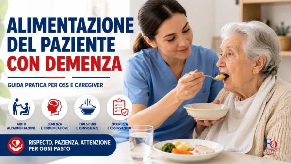 alimentazione del paziente con demenza