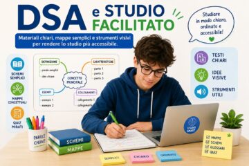 materiali dsa-friendly per studio facilitato con mappe, schemi e quiz