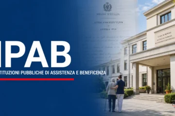IPAB, Istituzioni pubbliche di assistenza e beneficenza, con struttura assistenziale e persona anziana accompagnata