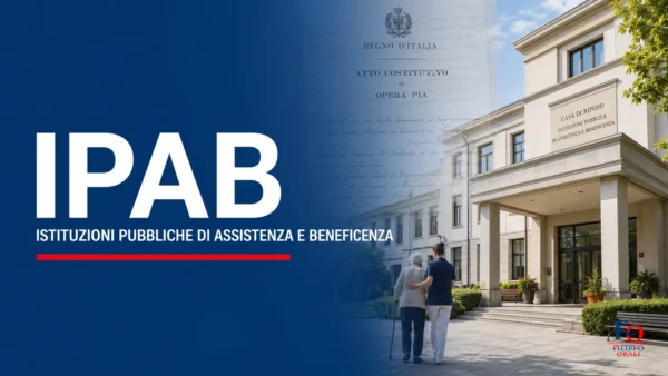 IPAB, Istituzioni pubbliche di assistenza e beneficenza, con struttura assistenziale e persona anziana accompagnata