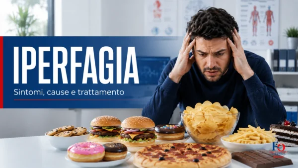 Iperfagia con fame eccessiva e perdita di controllo davanti al cibo