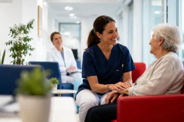 OSS in casa della comunità con équipe sanitaria
