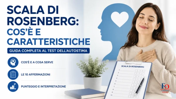 Illustrazione della Scala di Rosenberg per la valutazione dell'autostima.