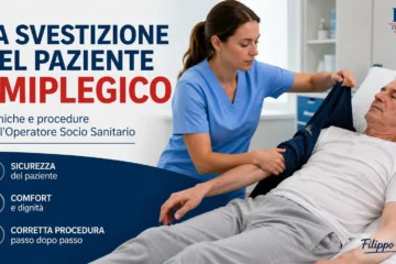 oss durante la svestizione del paziente emiplegico in ambiente