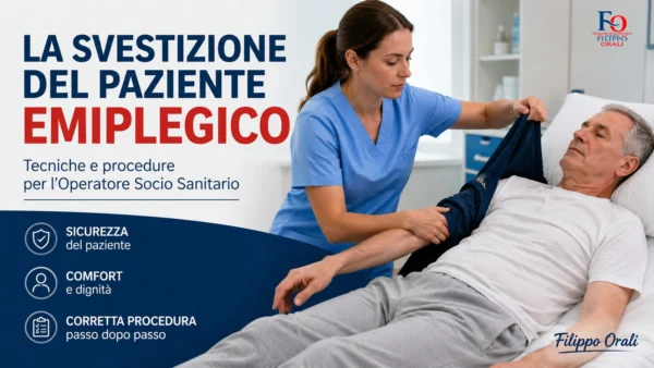 oss durante la svestizione del paziente emiplegico in ambiente