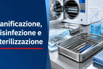 strumenti sanitari durante la sterilizzazione