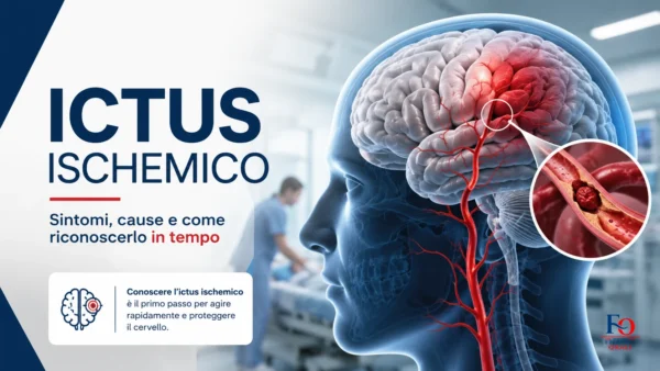 Ictus ischemico con ostruzione di un’arteria cerebrale