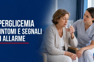 persona con iperglicemia e controllo della glicemia
