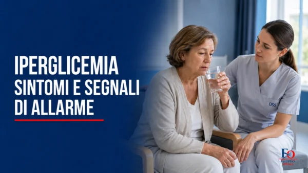 persona con iperglicemia e controllo della glicemia