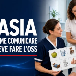 Afasia: OSS comunica con una persona anziana usando immagini