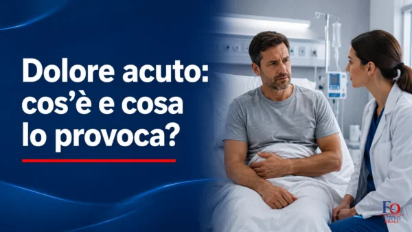 dolore acuto in ambiente ospedaliero con assistenza