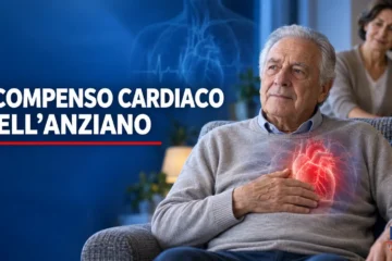 anziano con scompenso cardiaco assistito durante il controllo quotidiano